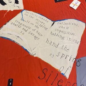 Mary Green Square Silk Scarf, NWT